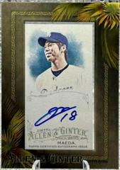 Kenta Maeda #AGA-KMA Baseball Cards 2016 Topps Allen & Ginter Framed Mini Autographs Prices
