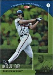 Andruw Jones #13 Baseball Cards 1998 Donruss Preferred Prices