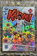 Bukayo Saka #14 Soccer Cards 2021 Panini Donruss Road to Qatar Kaboom Prices