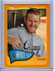 Chris Sale [Team Logo Refractor] #471 Baseball Cards 2014 Topps Heritage Chrome Prices