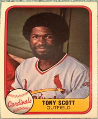 Tony Scott #531 Baseball Cards 1981 Fleer Prices
