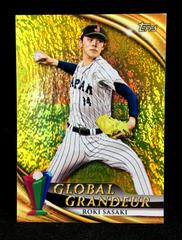 Roki Sasaki Baseball Cards 2023 Topps World Classic Global Grandeur Prices