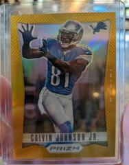 Calvin Johnson [Gold Prizm] #64 Football Cards 2012 Panini Prizm Prices