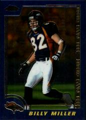 Billy Miller #64 Football Cards 2000 Topps Chrome Prices
