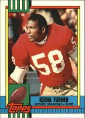 Keena Turner Football Cards 1990 Topps Tiffany Prices