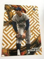 Sandy Koufax [5X7 Gold] Baseball Cards 2016 Topps High Tek Prices