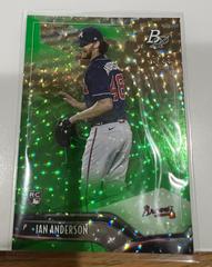 Ian Anderson [Green Icy Foil] #3 Baseball Cards 2021 Bowman Platinum Prices
