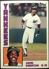 Andre Robertson #592 Baseball Cards 1984 Topps Tiffany Prices