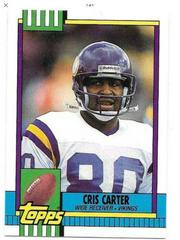 Cris Carter Football Cards 1990 Topps Traded Prices
