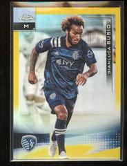 Gianluca Busio [Gold Refractor] #102 Soccer Cards 2021 Topps Chrome MLS Prices