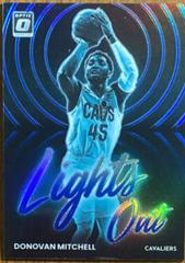 Donovan Mitchell [Blue] #14 Basketball Cards 2022 Panini Donruss Optic Lights Out Prices