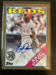 Eric Davis [Gold] #88BA-ED Baseball Cards 2023 Topps Silver Pack 1988 35th Anniversary Autographs Prices