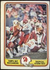 Tampa Bay Buccaneers [Tropical Storm Buc] #54 Football Cards 1981 Fleer Team Action Prices