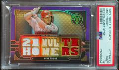 Mike Trout [Amethyst] #TTR-MT2 Baseball Cards 2022 Topps Triple Threads Relics Prices