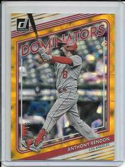 Anthony Rendon [Gold] Baseball Cards 2022 Panini Donruss Dominators Prices