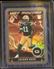 Jayden Reed [Blue] #HR-18 Football Cards 2023 Panini Phoenix Hot Routes Prices