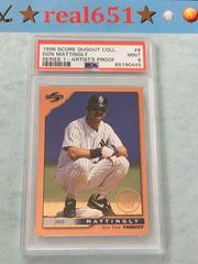 Don Mattingly [Series 1 Artist's Proof] Baseball Cards 1996 Score Dugout Collection Prices
