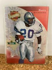 Barry Sanders [Silver Redemption] #183 Football Cards 1997 Playoff Absolute Prices