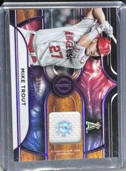 Mike Trout [Purple] #SOA-MT Baseball Cards 2022 Topps Tribute Stamp of Approval Relics Prices