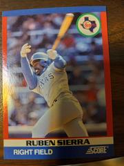 Ruben Sierra #12 Baseball Cards 1991 Score Superstars Prices