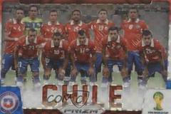 Chile [Red White Blue Power Plaid] Soccer Cards 2014 Panini Prizm World Cup Team Photos Prices