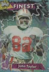 John Taylor [Refractor] Football Cards 1995 Topps Finest Prices
