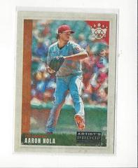 Aaron Nola [Artist Proof Silver] #118 Baseball Cards 2022 Panini Diamond Kings Prices