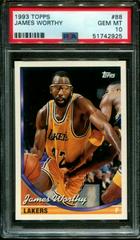James Worthy #88 Basketball Cards 1993 Topps Prices