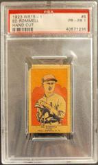 Ed Rommell [Hand Cut] Baseball Cards 1923 W515 1 Prices