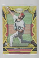 Hans Crouse [Holo Gold] #10 Baseball Cards 2022 Panini Chronicles Certified Prices