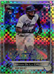 Bryan De La Cruz [Xfractor] Baseball Cards 2022 Topps Chrome Update Autographs Prices