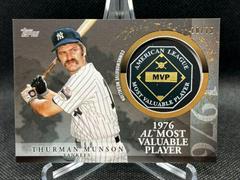 Thurman Munson [Gold] #MVP-TM Baseball Cards 2023 Topps Update MVP Medallion Prices