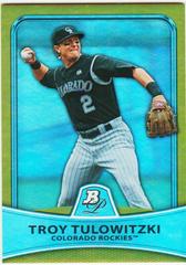 Troy Tulowitzki [Gold Refractor] #26 Baseball Cards 2010 Bowman Platinum Prices