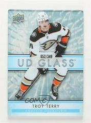 Troy Terry #GS-24 Hockey Cards 2021 Upper Deck Ovation UD Glass Stars Prices