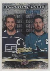 Anze Kopitar, Logan Couture [Gold] #EI-16 Hockey Cards 2022 Upper Deck MVP Encounters on Ice Prices