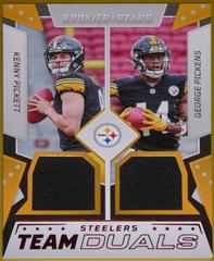 Kenny Pickett , George Pickens #TD-PS Football Cards 2022 Panini Rookies & Stars Team Duals Prices