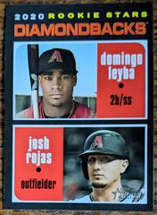 Domingo Leyba, Josh Rojas [French Text] #111 Baseball Cards 2020 Topps Heritage Prices