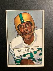 Ollie Matson Football Cards 1952 Bowman Small Prices