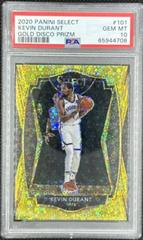 Kevin Durant [Gold Disco Prizm] #259 Basketball Cards 2020 Panini Select Prices