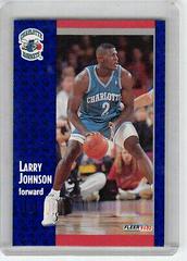 Larry Johnson [3-D Wrapper Redemption] Basketball Cards 1991 Fleer Prices