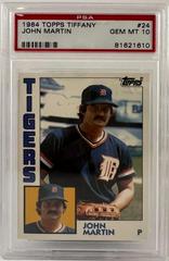 John Martin #24 Baseball Cards 1984 Topps Tiffany Prices