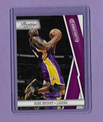 Kobe Bryant [Bonus Shots Black] Basketball Cards 2010 Panini Prestige Prices