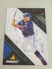 Ronald Acuna Jr. [Red] #1 Baseball Cards 2021 Panini Chronicles Pinnacle Prices