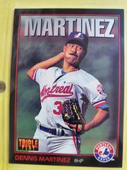 Dennis Martinez [Triple Play] #74 Baseball Cards 1993 Leaf Prices