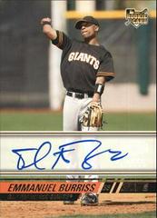 Emmanuel Burriss [Autograph] #151 Baseball Cards 2008 Stadium Club Prices