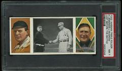 H. Jennings, J. McGraw [Just Before the Battle] Baseball Cards 1912 T202 Hassan Triple Folder Prices