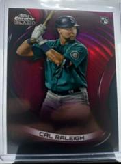 Cal Raleigh [Red] #32 Baseball Cards 2022 Topps Chrome Black Prices