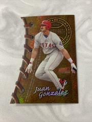 Juan Gonzalez [Luminous] #T18C Baseball Cards 1998 Stadium Club Triumvirate Prices