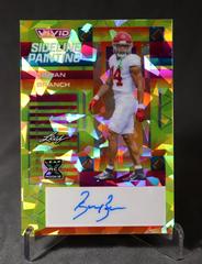 Brian Branch [Crystal Yellow] #SP-BB1 Football Cards 2023 Leaf Vivid Autographs Sideline Painting Prices