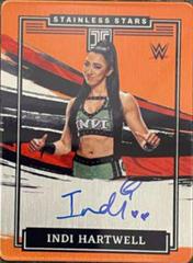 Indi Hartwell [Orange] Wrestling Cards 2022 Panini Impeccable WWE Stainless Stars Autographs Prices